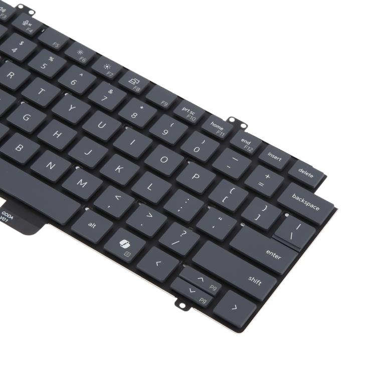 For Dell Pro 14 Plus PB14250 14255 Pro Max 14 Series US Version Laptop Keyboard - Grey