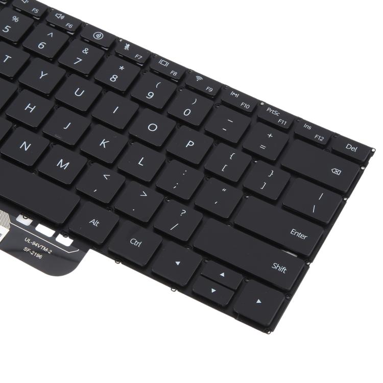 For Huawei MateBook 13s EMD-W76 / EMD-W56 / MateBook HKD-W56 / HKD-W76 US Version Backlit Laptop Keyboard - Black