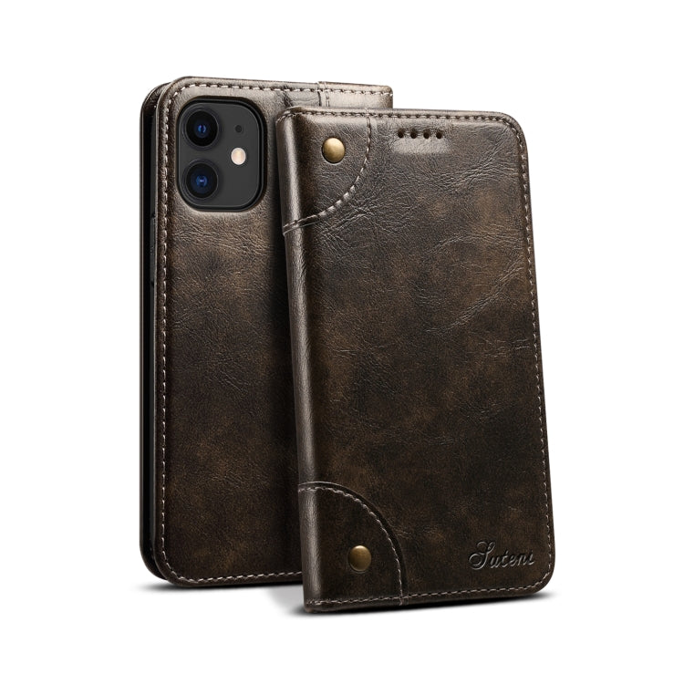 For iPhone 12 Pro Max Baroque Simple Horizontal Flip Leather Case with Holder & Card Slots & Wallet