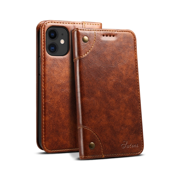For iPhone 12 Pro Max Baroque Simple Horizontal Flip Leather Case with Holder & Card Slots & Wallet