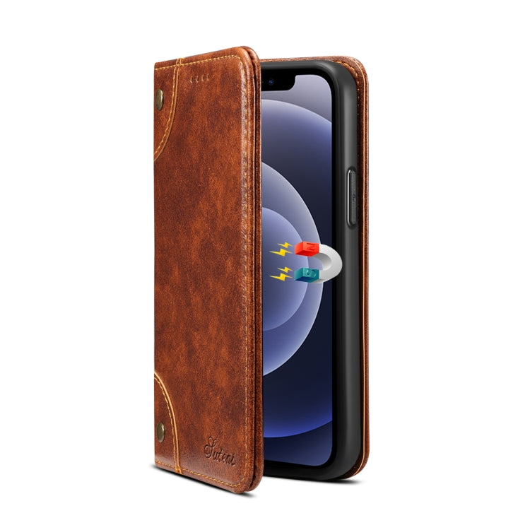 For iPhone 12 Pro Max Baroque Simple Horizontal Flip Leather Case with Holder & Card Slots & Wallet