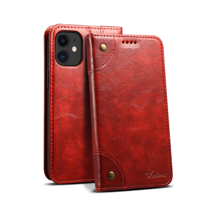 For iPhone 12 Pro Max Baroque Simple Horizontal Flip Leather Case with Holder & Card Slots & Wallet