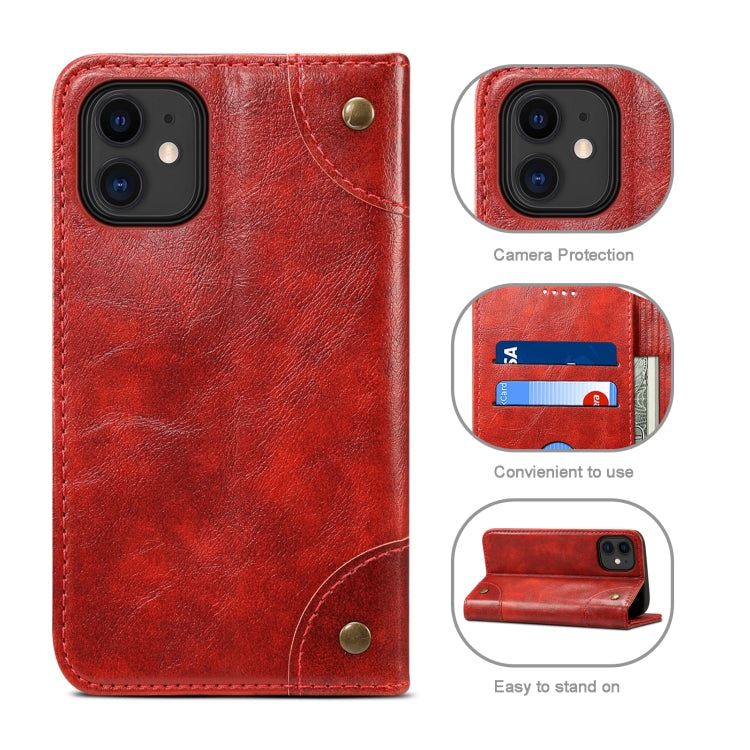 For iPhone 12 Pro Max Baroque Simple Horizontal Flip Leather Case with Holder & Card Slots & Wallet