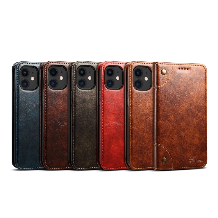 For iPhone 12 Pro Max Baroque Simple Horizontal Flip Leather Case with Holder & Card Slots & Wallet