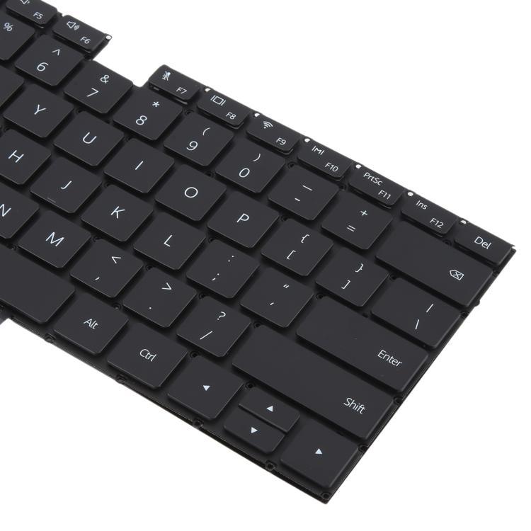 For Huawei Matebook X EUL-W19 EUL-W19P EUL-W29P EUL-WX9 US Version Backlit Laptop Keyboard - Black
