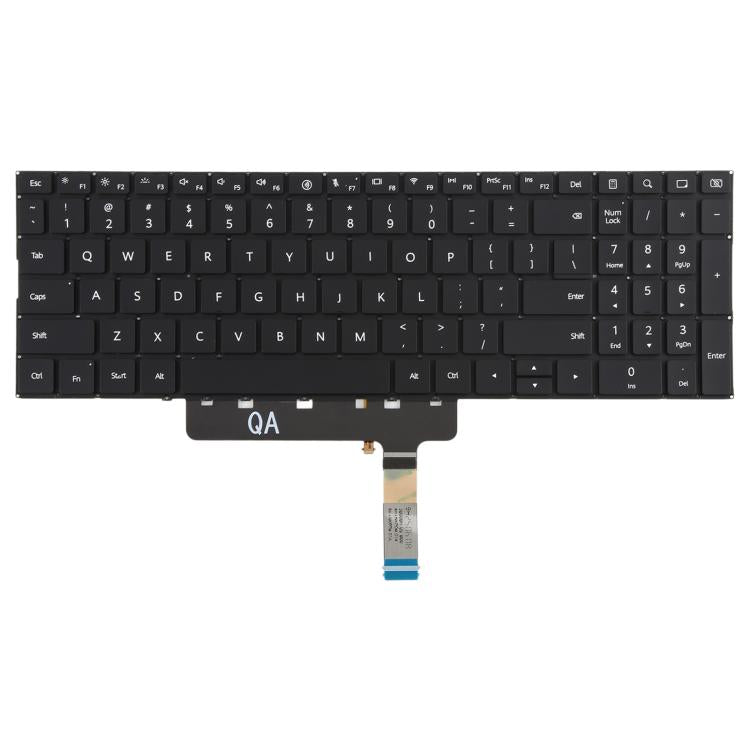For Huawei MateBook D16 MCLF-16 MCLG-16 US Version Backlit Laptop Keyboard - Black