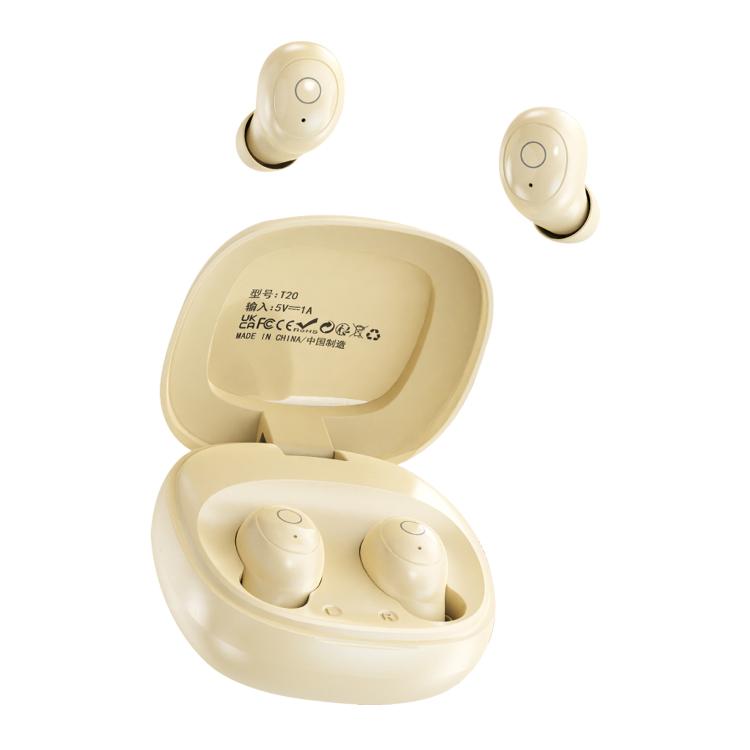 T20 Sleep Noise Reduction Mini Silicone In-Ear Bluetooth Earphones