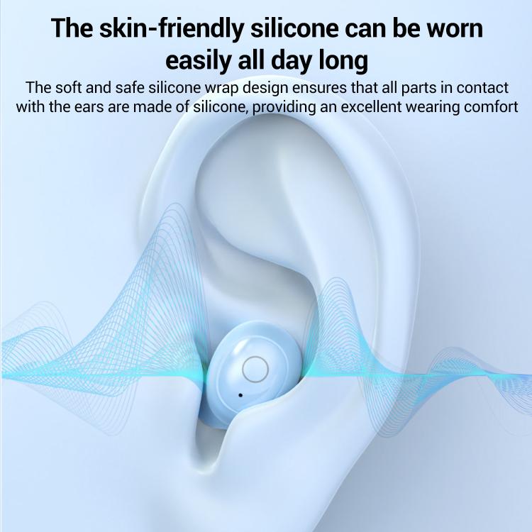T20 Sleep Noise Reduction Mini Silicone In-Ear Bluetooth Earphones