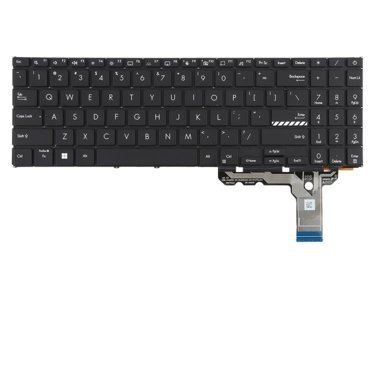 For ASUS Vivobook X1504 X1504Z X1504V X1504VA US Version Backlit Laptop Keyboard - Black