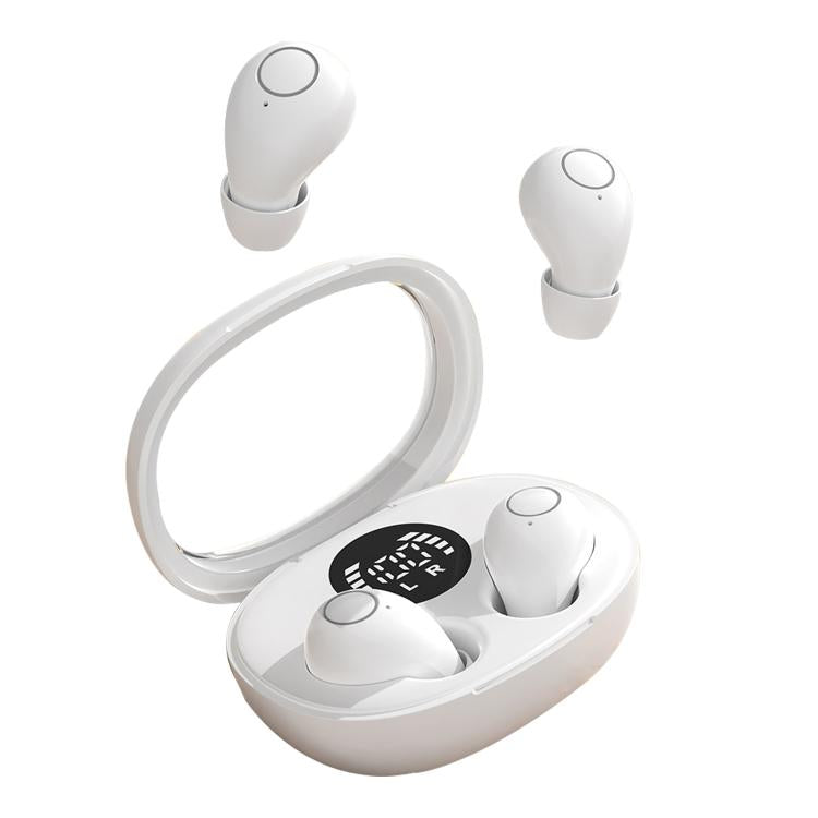 SK32 Digital Display Sleep Noise Reduction Ultra-Mini In-Ear Bluetooth Earphones