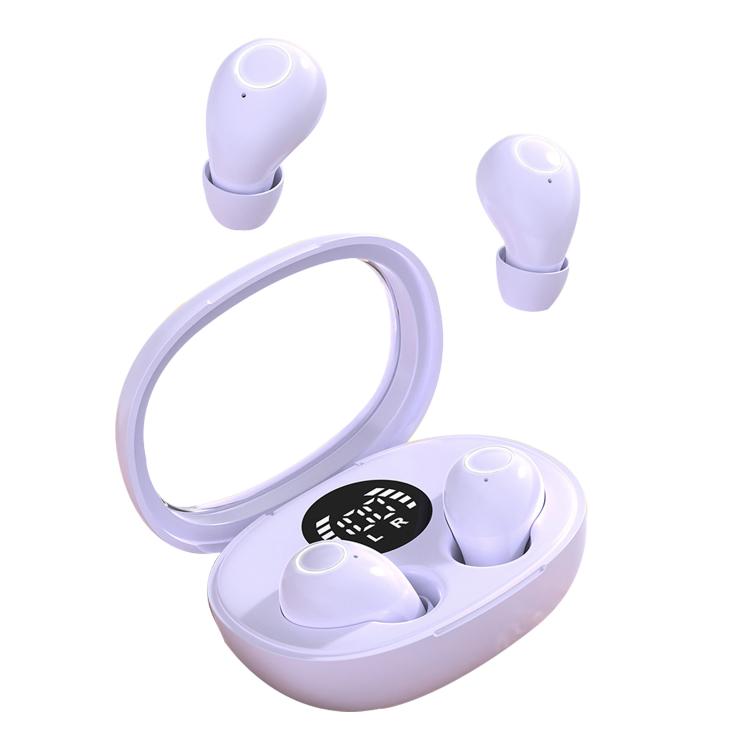 SK32 Digital Display Sleep Noise Reduction Ultra-Mini In-Ear Bluetooth Earphones