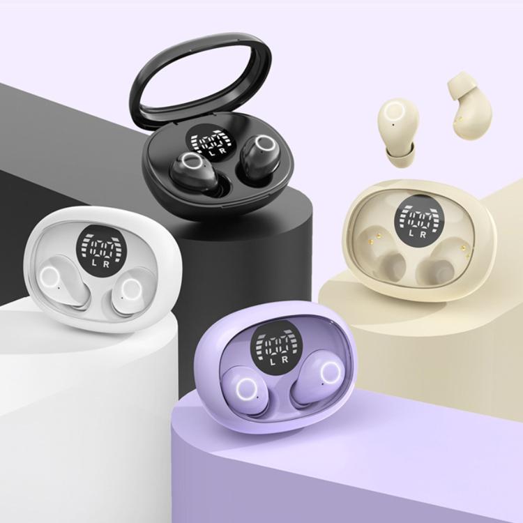 SK32 Digital Display Sleep Noise Reduction Ultra-Mini In-Ear Bluetooth Earphones