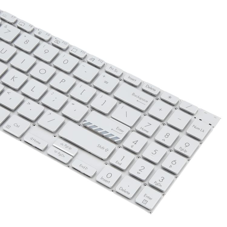 For ASUS Vivobook Pro 16 K6502 K6602 ZC ZE US Version Backlit Laptop Keyboard - Silver