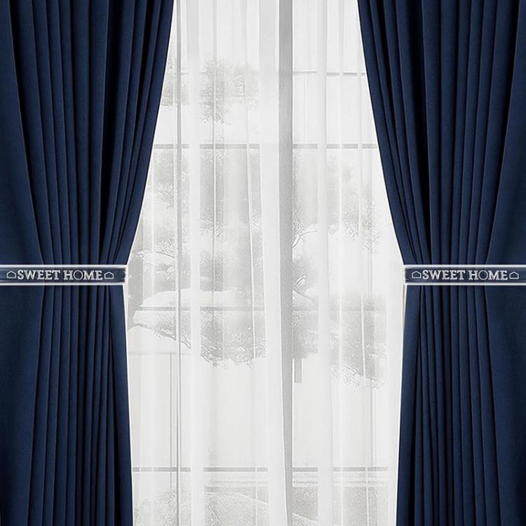 1 Pair/Pack Clear Acrylic Curtain Tieback Holder Curtain Clips, Support Drill-free and Drilled Installation - Transparent