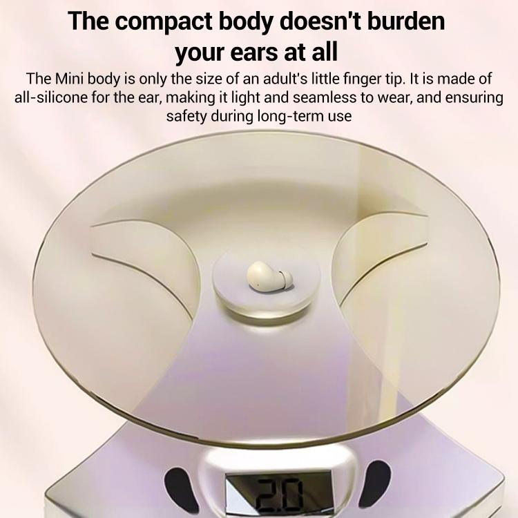 Sleep Noise Reduction Slide-Cover Ultra-Mini Semi-In-Ear Bluetooth Earphones