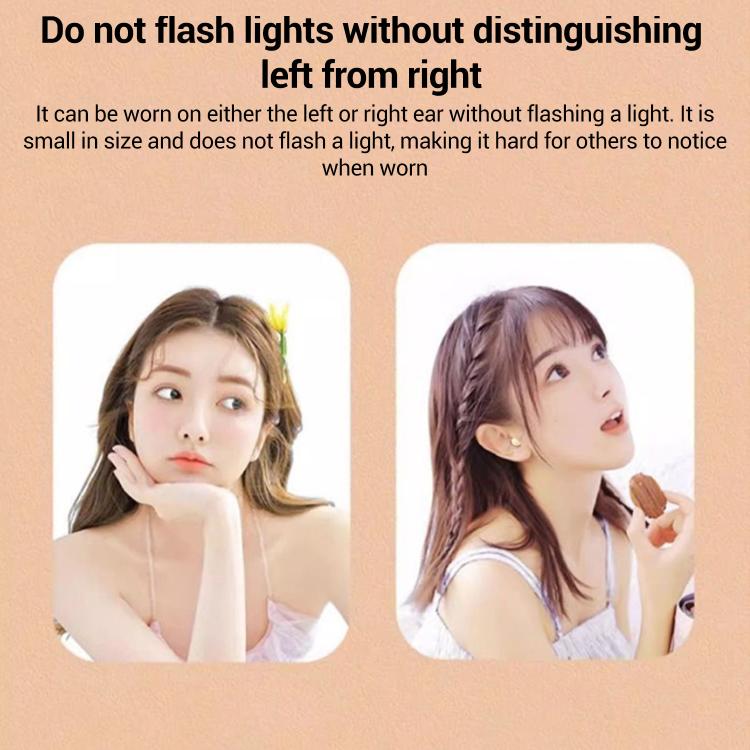 Sleep Noise Reduction Slide-Cover Ultra-Mini Semi-In-Ear Bluetooth Earphones