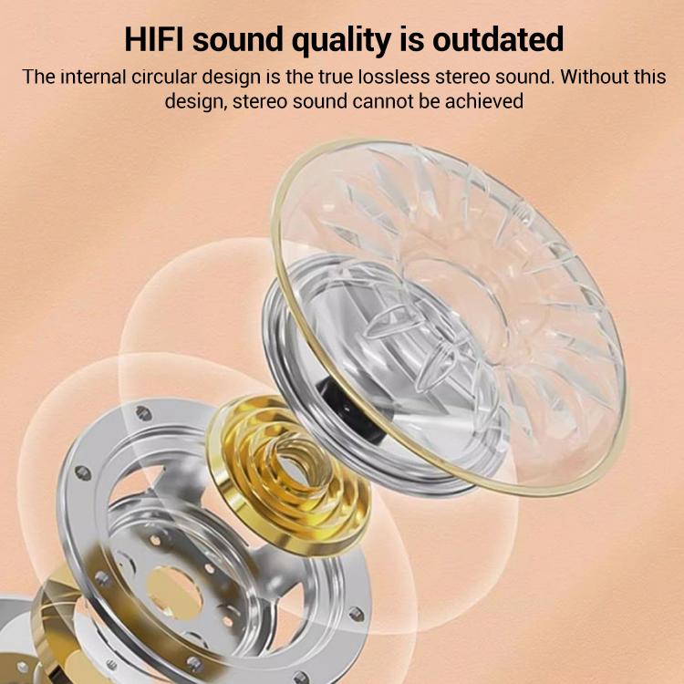 Sleep Noise Reduction Slide-Cover Ultra-Mini Semi-In-Ear Bluetooth Earphones