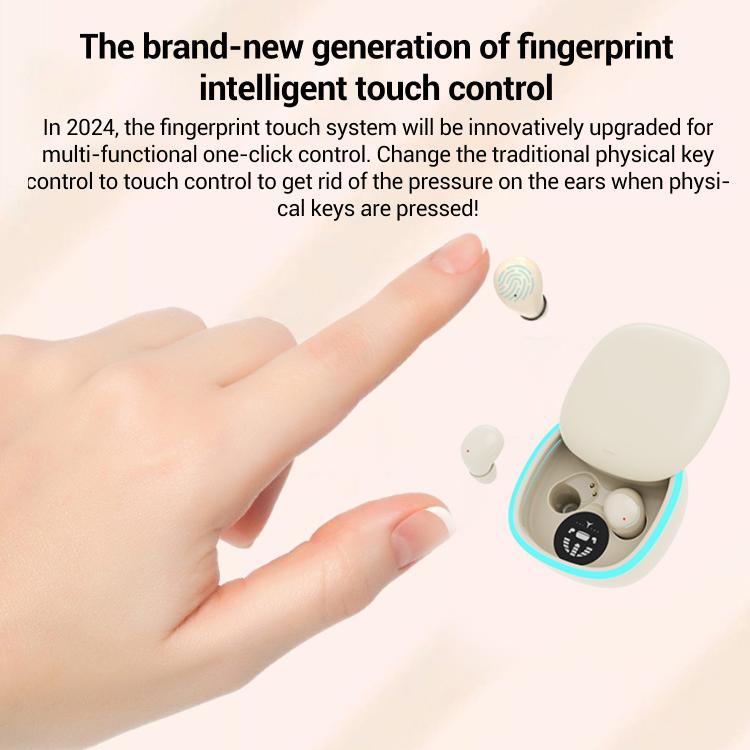 Sleep Noise Reduction Slide-Cover Ultra-Mini Semi-In-Ear Bluetooth Earphones
