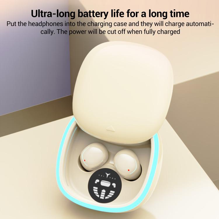Sleep Noise Reduction Slide-Cover Ultra-Mini Semi-In-Ear Bluetooth Earphones