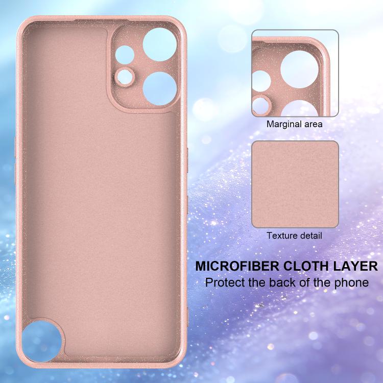 For Nothing CMF Phone 2 Pro Fine Hole Glossy Glitter Magnetic TPU Phone Case with Same Color Hand Strap