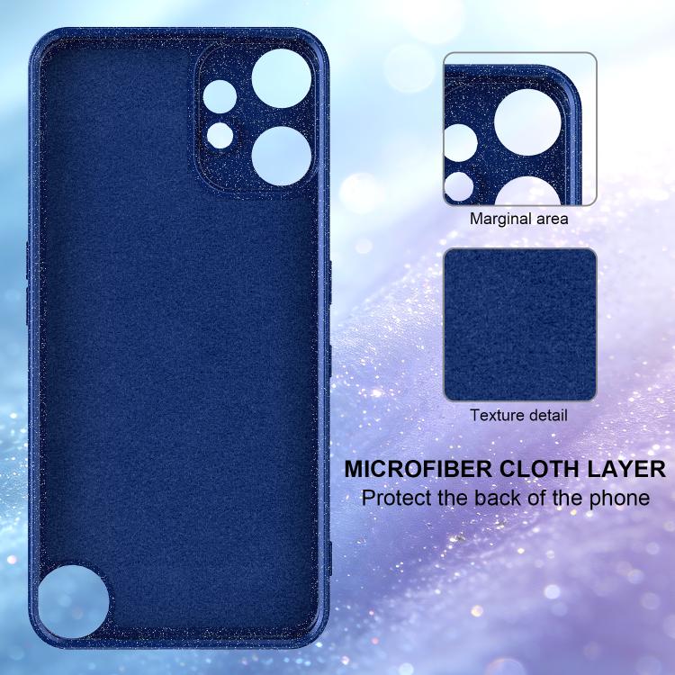 For Nothing CMF Phone 2 Pro Fine Hole Glossy Glitter Magnetic TPU Phone Case with Same Color Hand Strap
