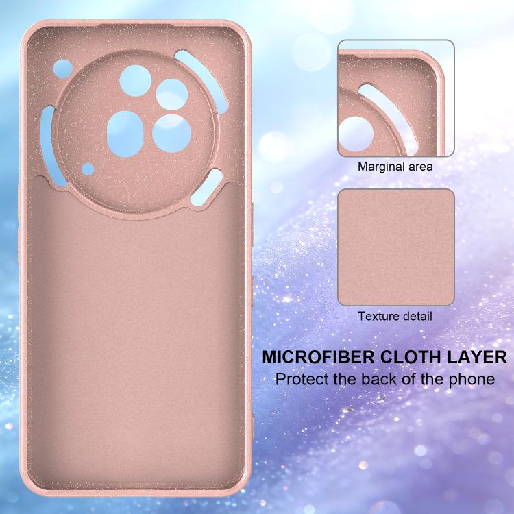 For Nothing Phone 3a Pro Fine Hole Glossy Glitter Magnetic TPU Phone Case with Same Color Hand Strap