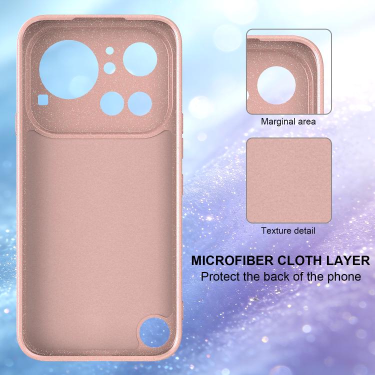 For Nothing Phone 4a Pro Fine Hole Glossy Glitter Magnetic TPU Phone Case with Same Color Hand Strap