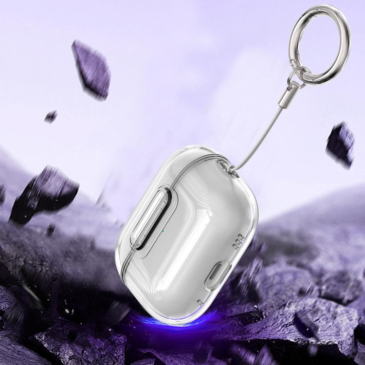 For AirPods Pro 3 Clear Lock Wireless Earphone Shockproof Protective Case