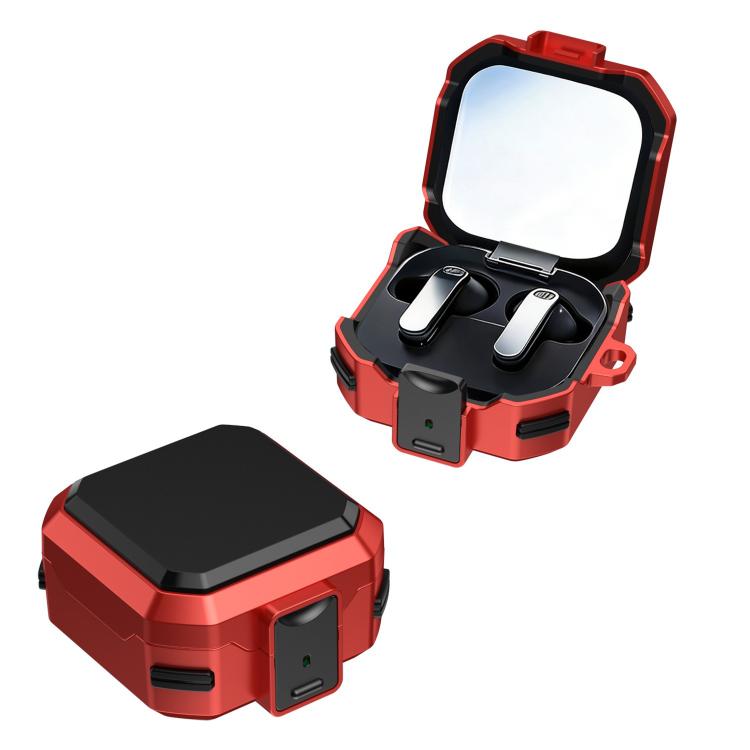 For Samsung Galaxy Buds 4 / 4 Pro Thunder Armor Anti-fall Earphones Protective Cover with Switch