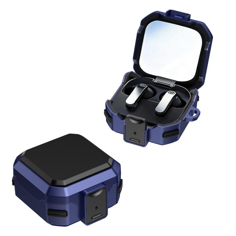 For Samsung Galaxy Buds 4 / 4 Pro Thunder Armor Anti-fall Earphones Protective Cover with Switch