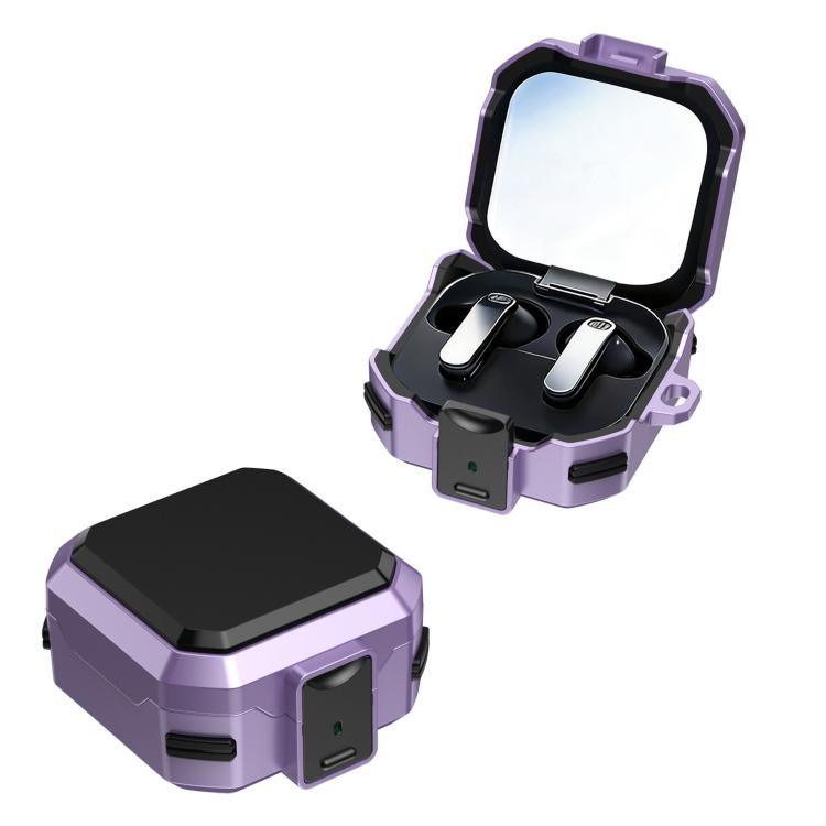 For Samsung Galaxy Buds 4 / 4 Pro Thunder Armor Anti-fall Earphones Protective Cover with Switch