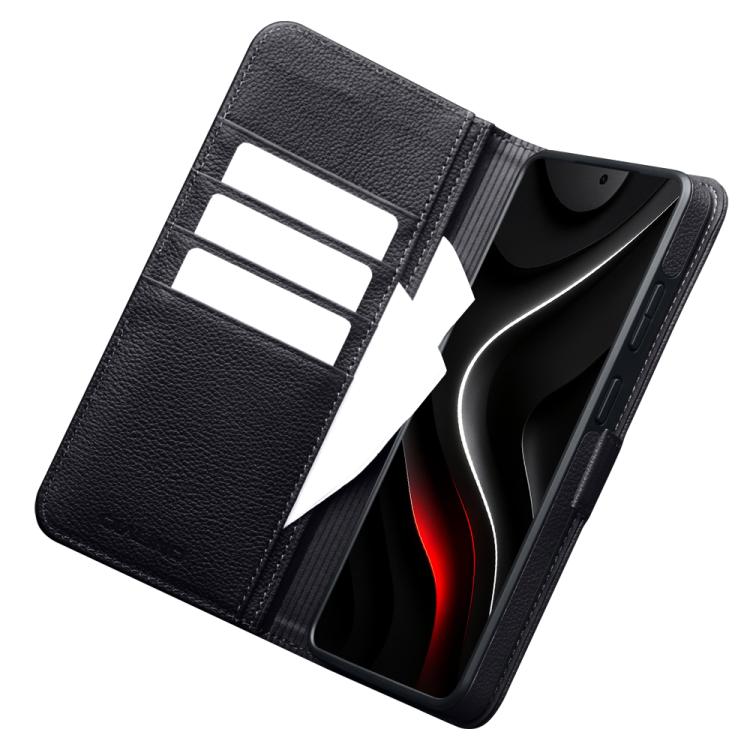 For Samsung Galaxy S26 Ultra 5G QIALINO Classics 3rd Genuine Leather Phone Case