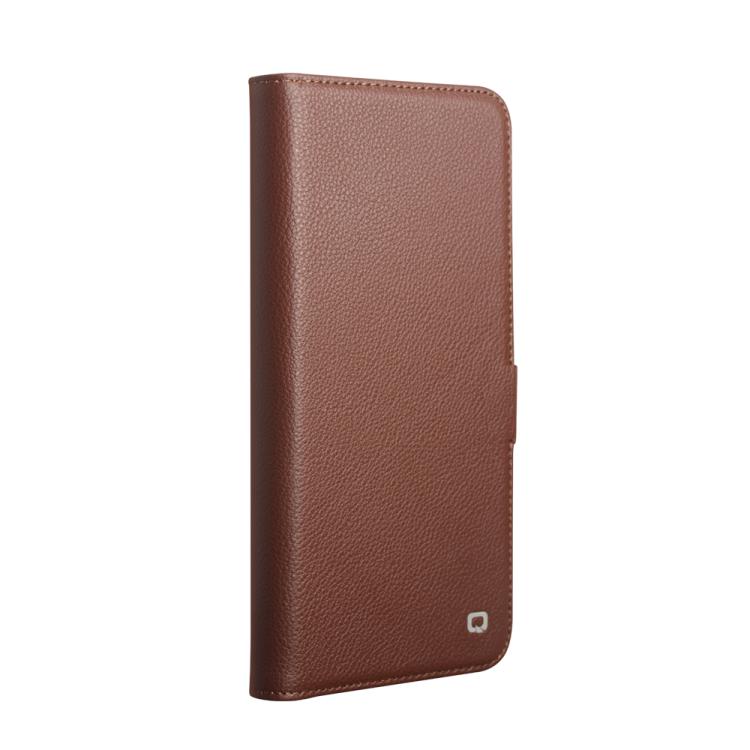 For Samsung Galaxy S26 Ultra 5G QIALINO Classics 3rd Genuine Leather Phone Case