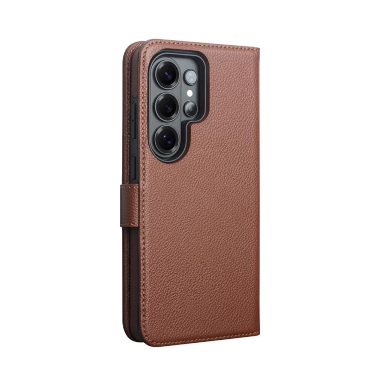 For Samsung Galaxy S26 Ultra 5G QIALINO Classics 3rd Genuine Leather Phone Case