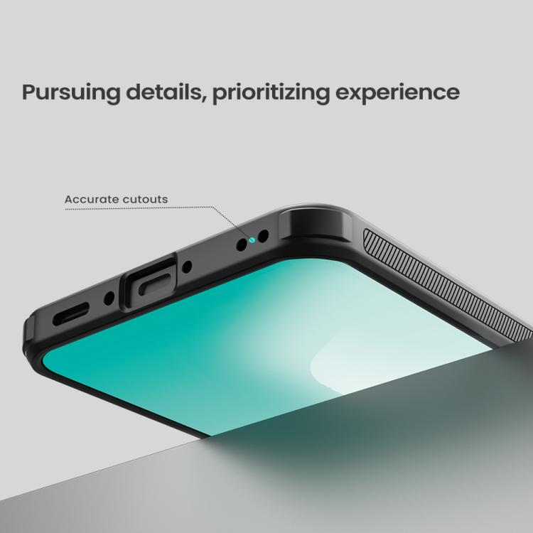 For Samsung Galaxy A37 5G NILLKIN Super Frosted Shield Pro PC + TPU Phone Case - Transparent Black