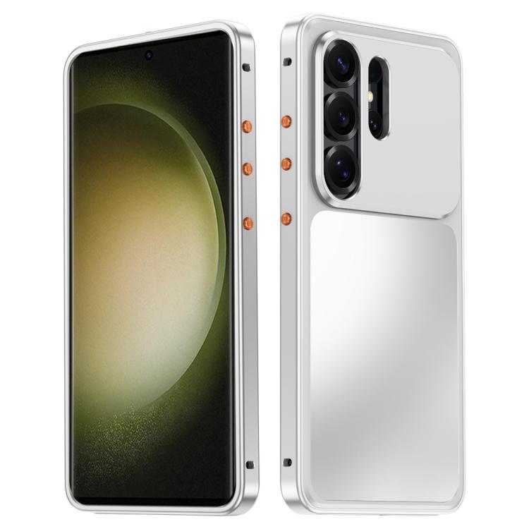 For Samsung Galaxy S23 Ultra 5G Buckle Magnetic Metal Phone Case