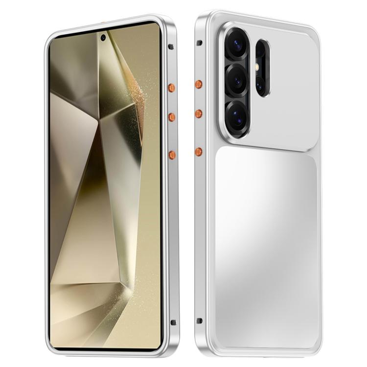 For Samsung Galaxy S24 Ultra 5G Buckle Magnetic Metal Phone Case
