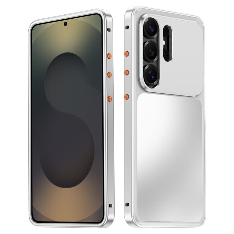 For Samsung Galaxy S25 Ultra 5G Buckle Magnetic Metal Phone Case
