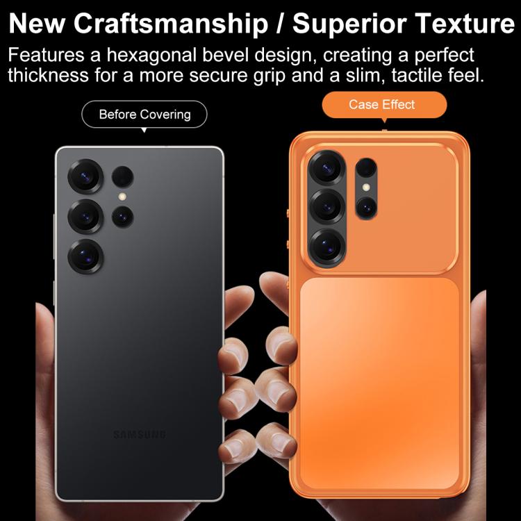 For Samsung Galaxy S24 Ultra 5G Buckle Magnetic Metal Phone Case