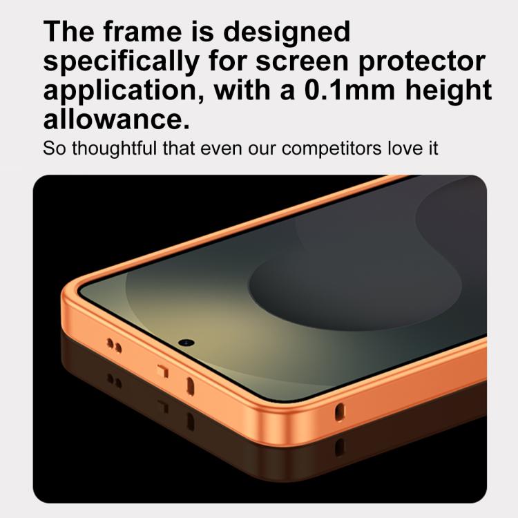 For Samsung Galaxy S24 Ultra 5G Buckle Magnetic Metal Phone Case