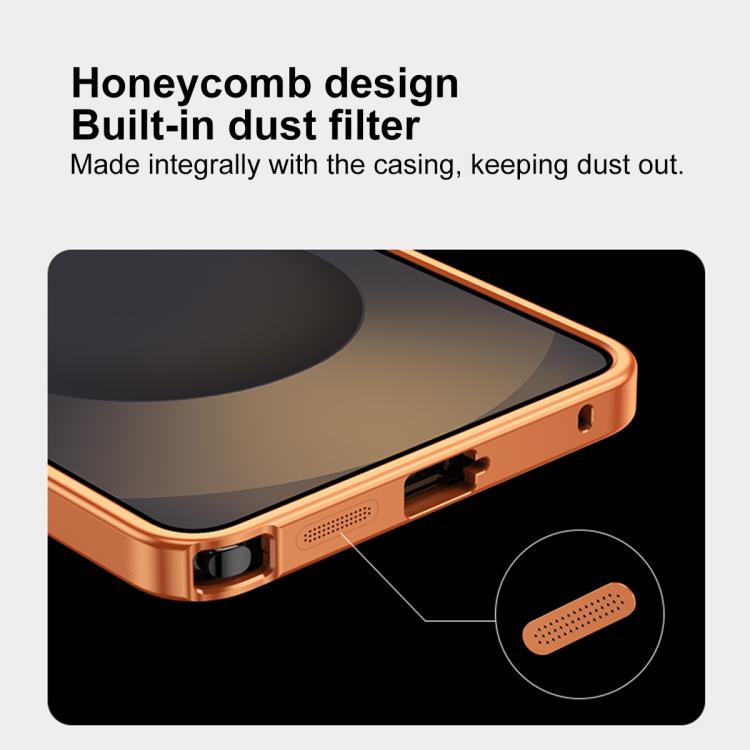 For Samsung Galaxy S23 Ultra 5G Buckle Magnetic Metal Phone Case