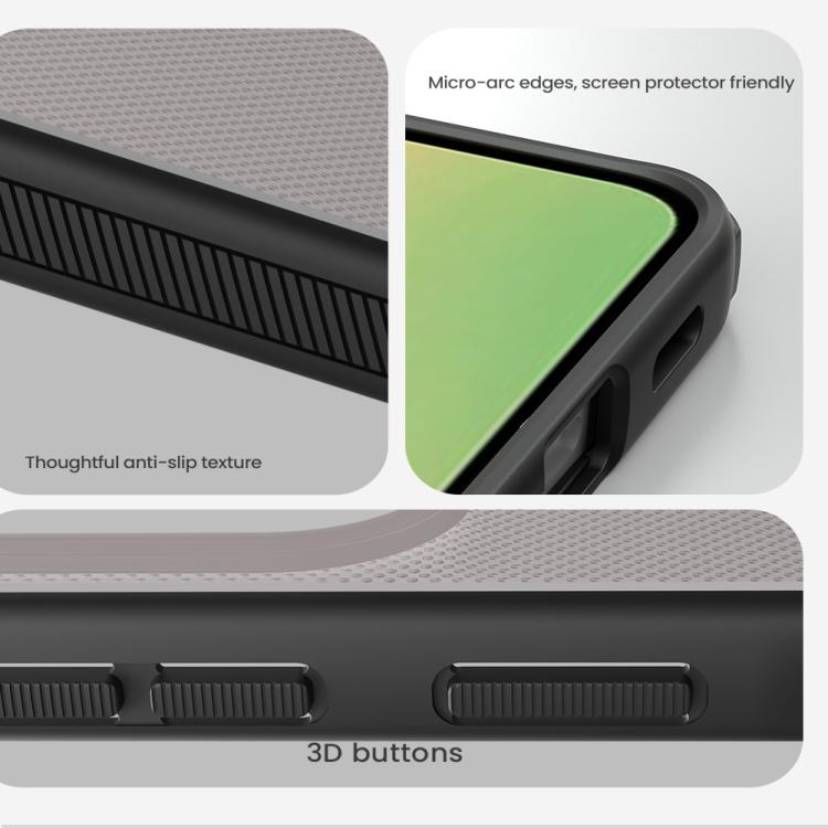 For Samsung Galaxy A57 5G NILLKIN Frosted Shield Pro Magnetic Phone Case - Transparent Black