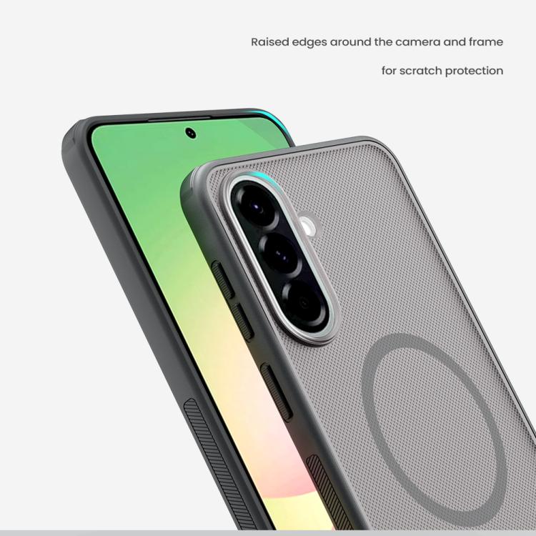 For Samsung Galaxy A57 5G NILLKIN Frosted Shield Pro Magnetic Phone Case - Transparent Black