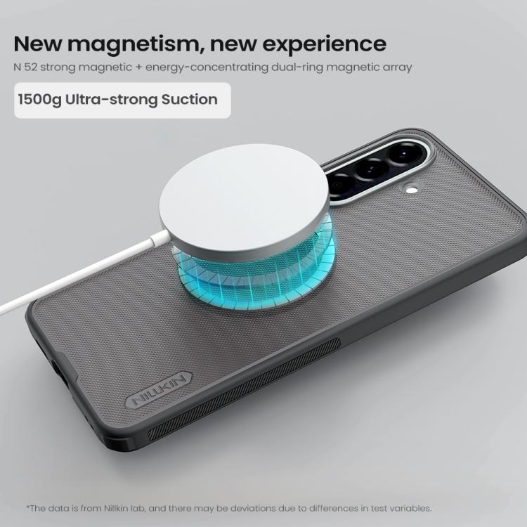 For Samsung Galaxy A57 5G NILLKIN Frosted Shield Pro Magnetic Phone Case - Transparent Black