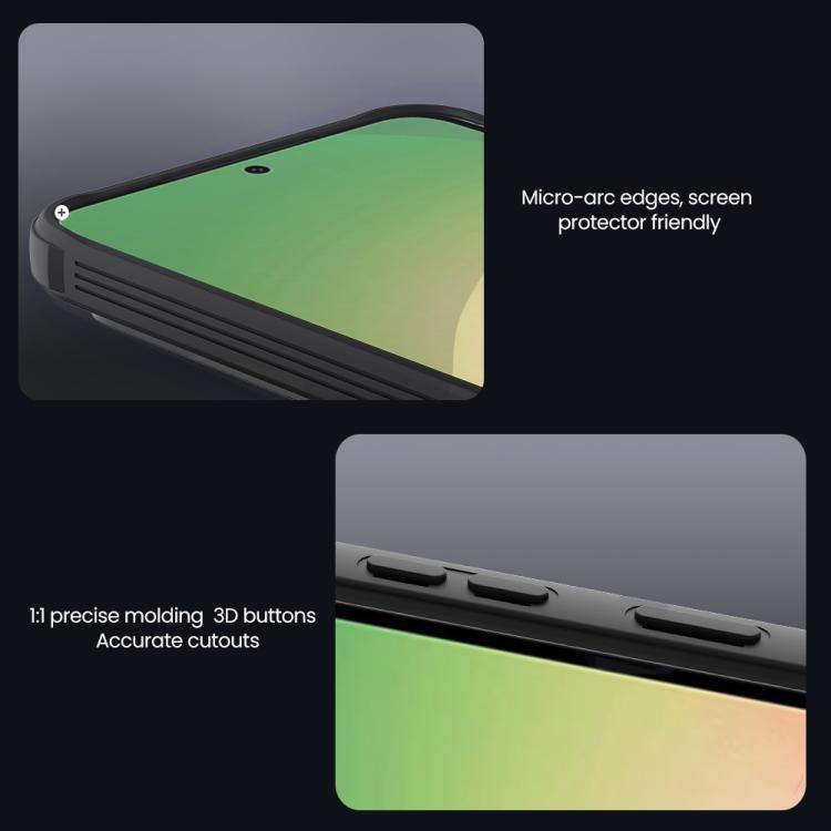 For Samsung Galaxy A57 5G NILLKIN CamShield Pro Magnetic PC Phone Case - Transparent Black