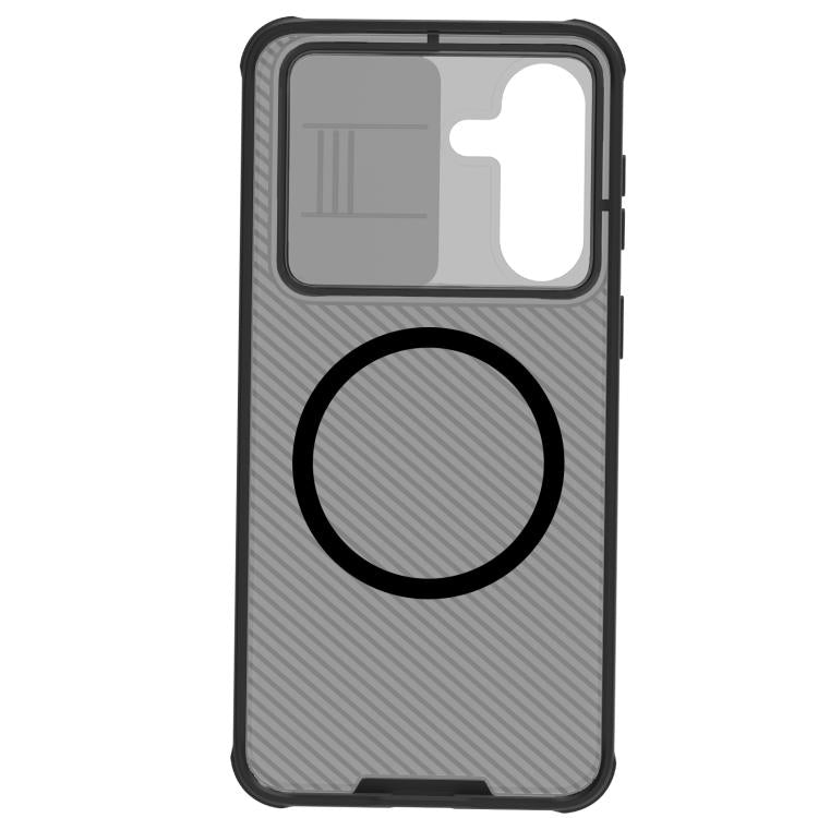 For Samsung Galaxy A57 5G NILLKIN CamShield Pro Magnetic PC Phone Case - Transparent Black