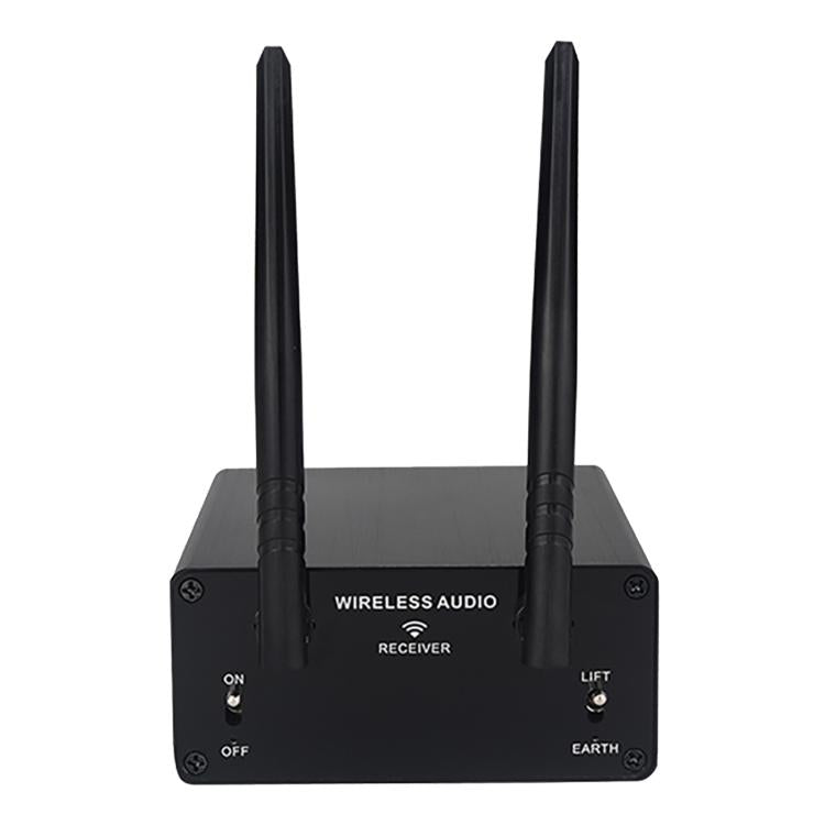 AU680A XLR Wireless Audio Transmitter and Receiver Set, Plug Type:US Plug - Black