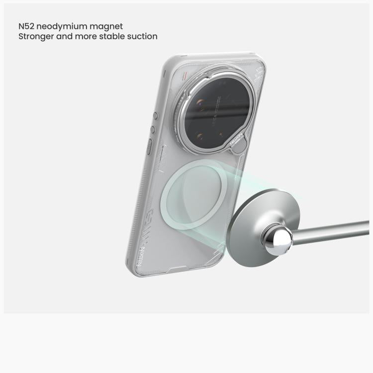 For Xiaomi 17 Ultra NILLKIN Iceblade Prop Transparent CamShield Magnetic Phone Case