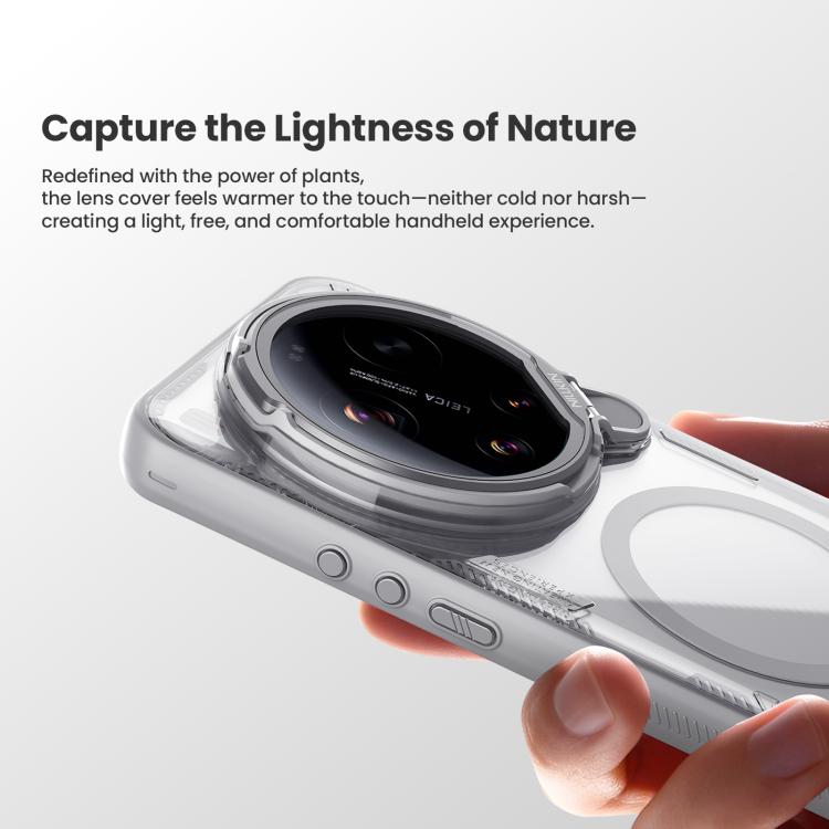 For Xiaomi 17 Ultra NILLKIN Iceblade Prop Transparent CamShield Magnetic Phone Case