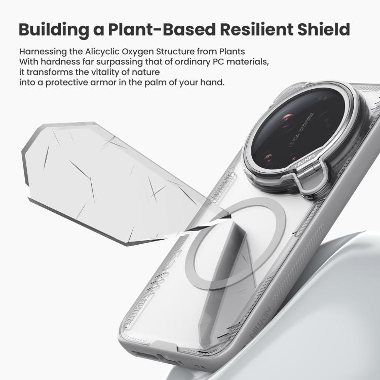For Xiaomi 17 Ultra NILLKIN Iceblade Prop Transparent CamShield Magnetic Phone Case